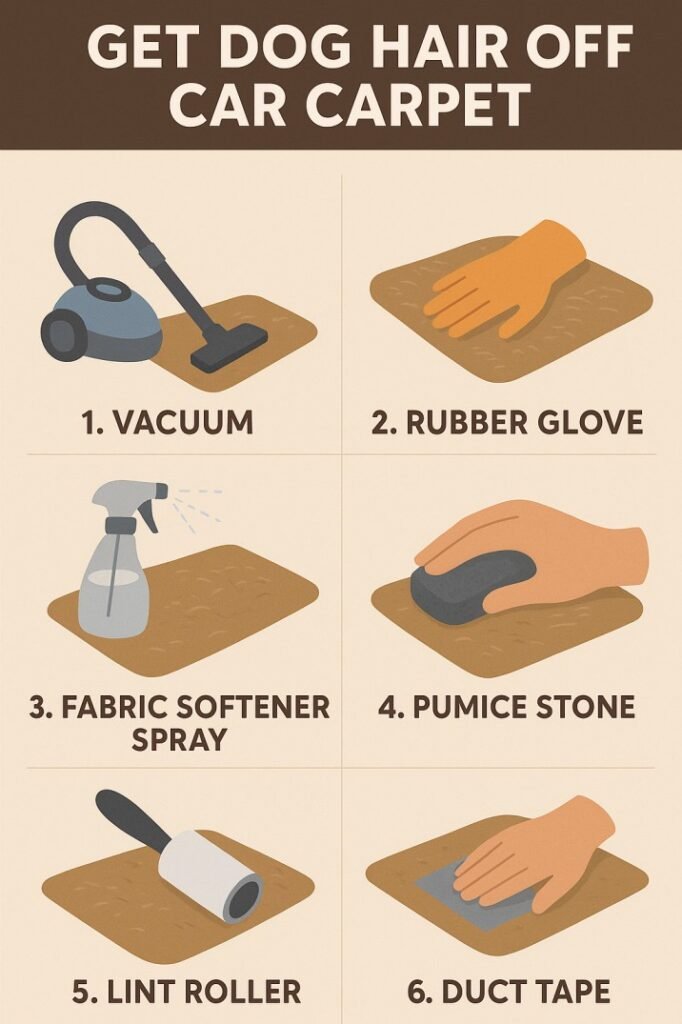 How to Get Dog Hair Off Car Carpet: Effective Tips and Tricks