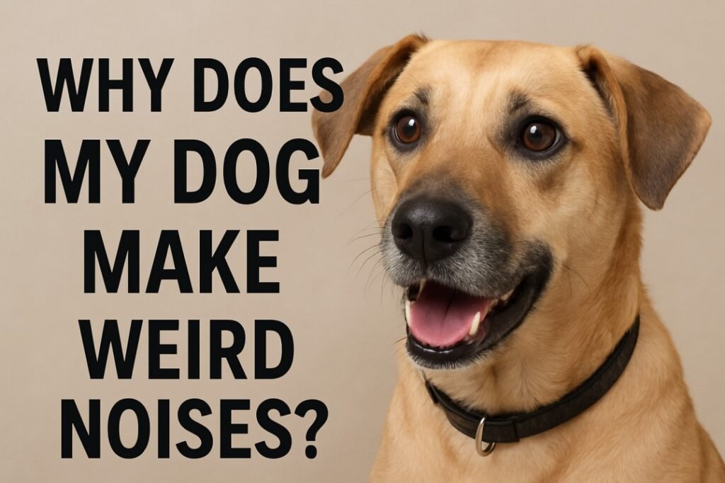Why Does My Dog Make Weird Noises? Understanding Canine Sounds